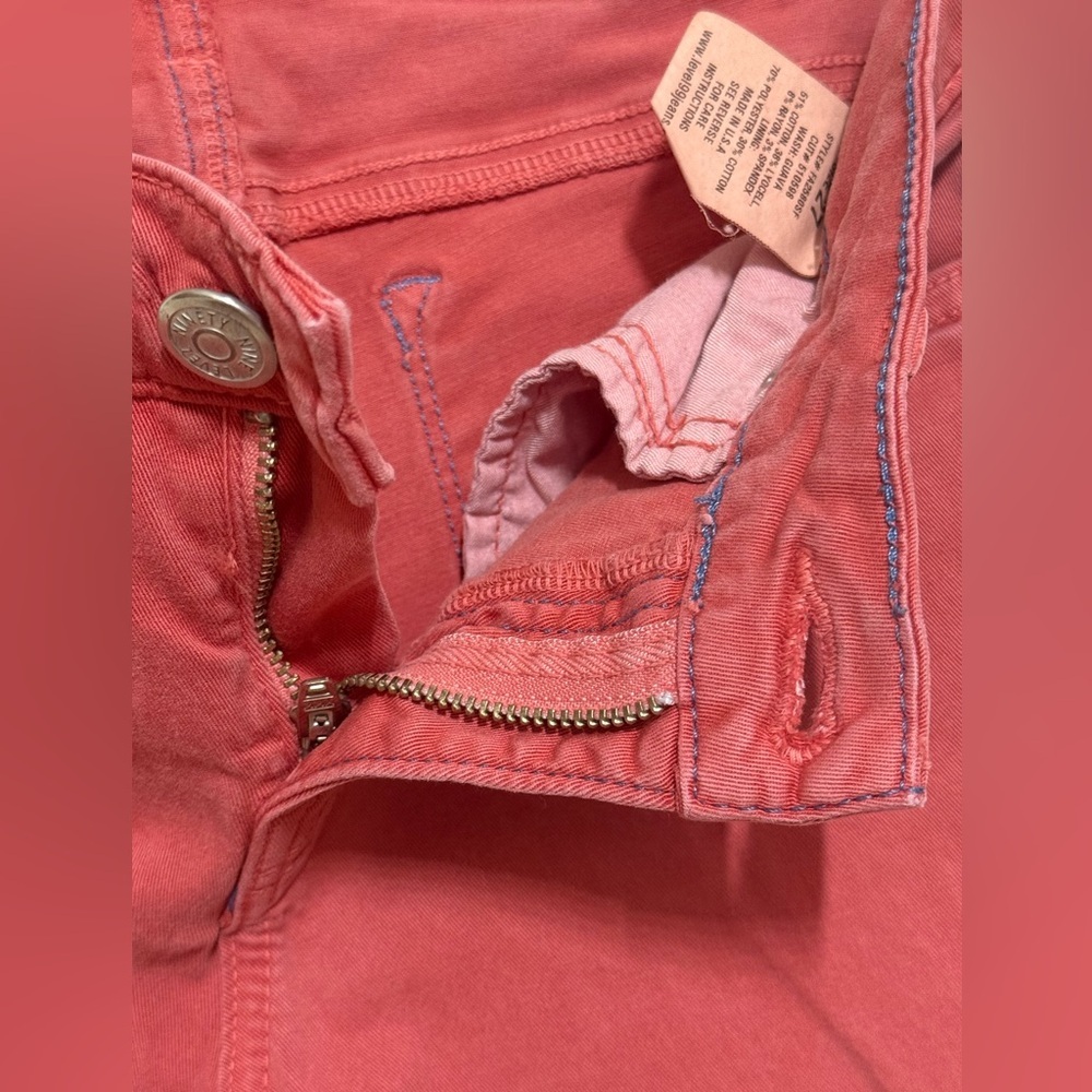 Level 99 Skinny Jeans (color is Guava) - Picture 8 of 10